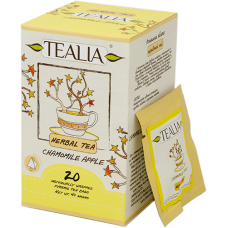 Tealia Chamomile Apple (20 Pyramid Envelope Sachets) 40g